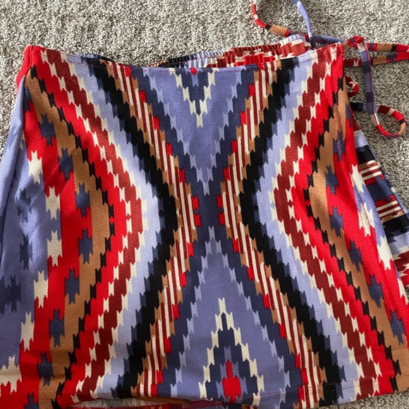 Double D Ranch Geometric Patterned Skort - Picture 3 of 5